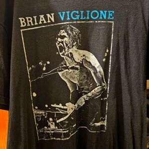Brian Viglione of The Dresden Dolls Solo shirt Black short sleeved tshirt XL